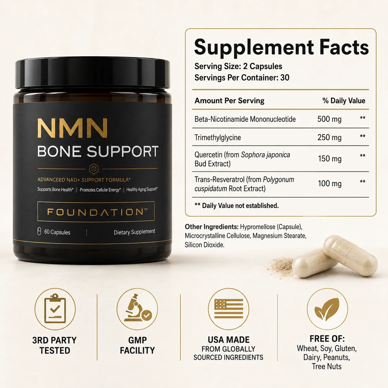 FOUNDATION™ NMN Bone Support